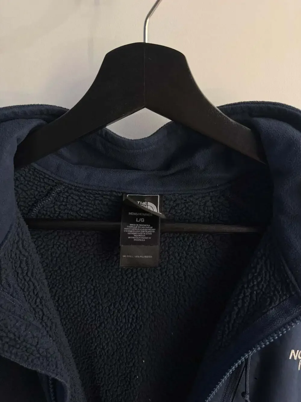 The North Face Denali Fleece Jacket Navy Blue Size Large